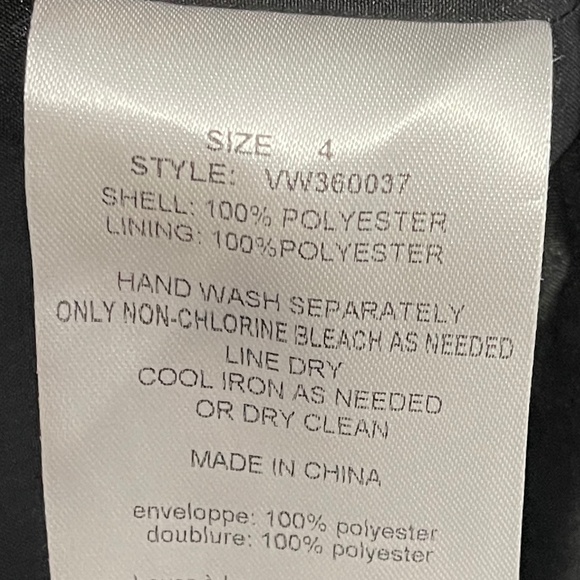Vera Wang Prom Formal Cocktail Dress Size 4 - Picture 11 of 11